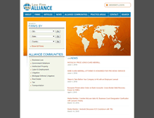 Tablet Screenshot of lawfirmalliance.org